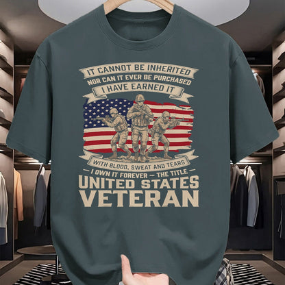 Proud Veteran Shirt, Funny Veteran UnisexT-Shirt/Hoodie/Sweatshirt HLT00 - Proud US Veteran Patriotic American Veterans Day T-Shirt