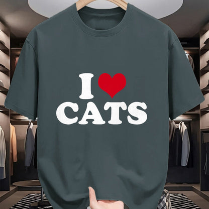 Cat Love Shirt, Funny Cat Lover Gift UnisexT-Shirt/Hoodie/Sweatshirt HLT00 - I Love Cats Cat T-Shirt (1)