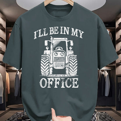 Best Farmer Life Shirt, Funny Farmer UnisexT-Shirt/Hoodie/Sweatshirt HLT00 - Funny Farming Farm Tractor I'll Be in My Office Humor T-Shirt