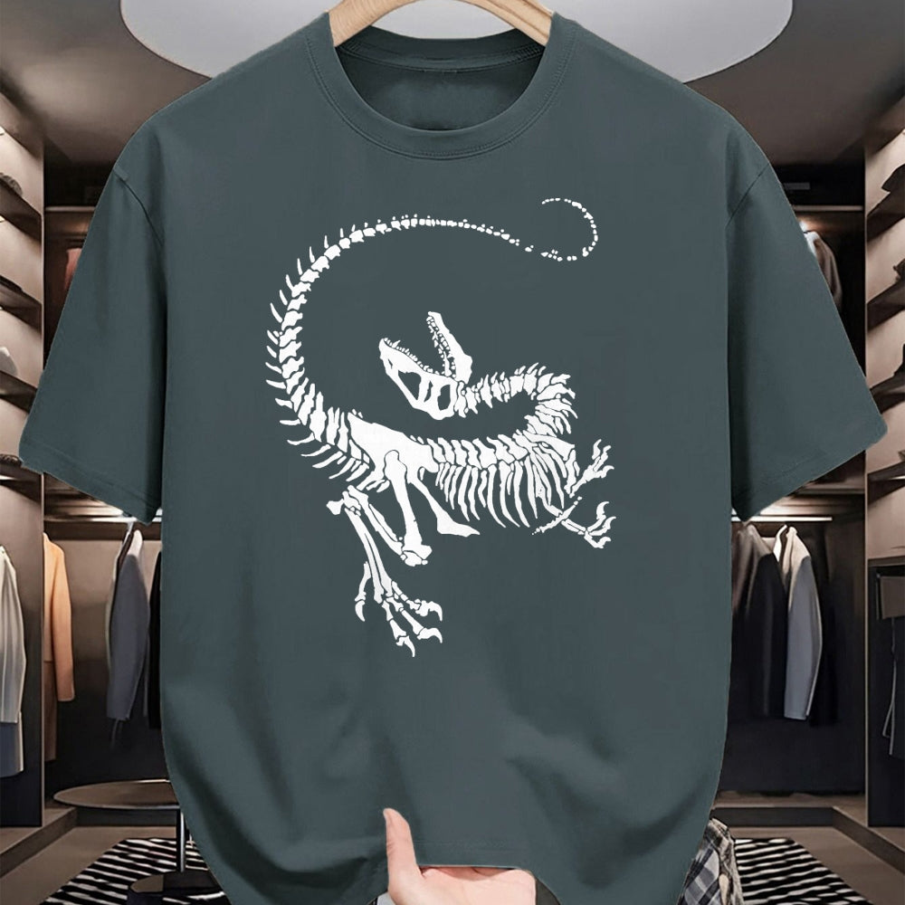 Best Dinosaur Lover Shirt, Funny Dinosaur UnisexT-Shirt/Hoodie/Sweatshirt HLT00 - Velociraptor Dinosaur Fossil Skeleton Paleontology T-Shirt, Men, Black, 3X-Large