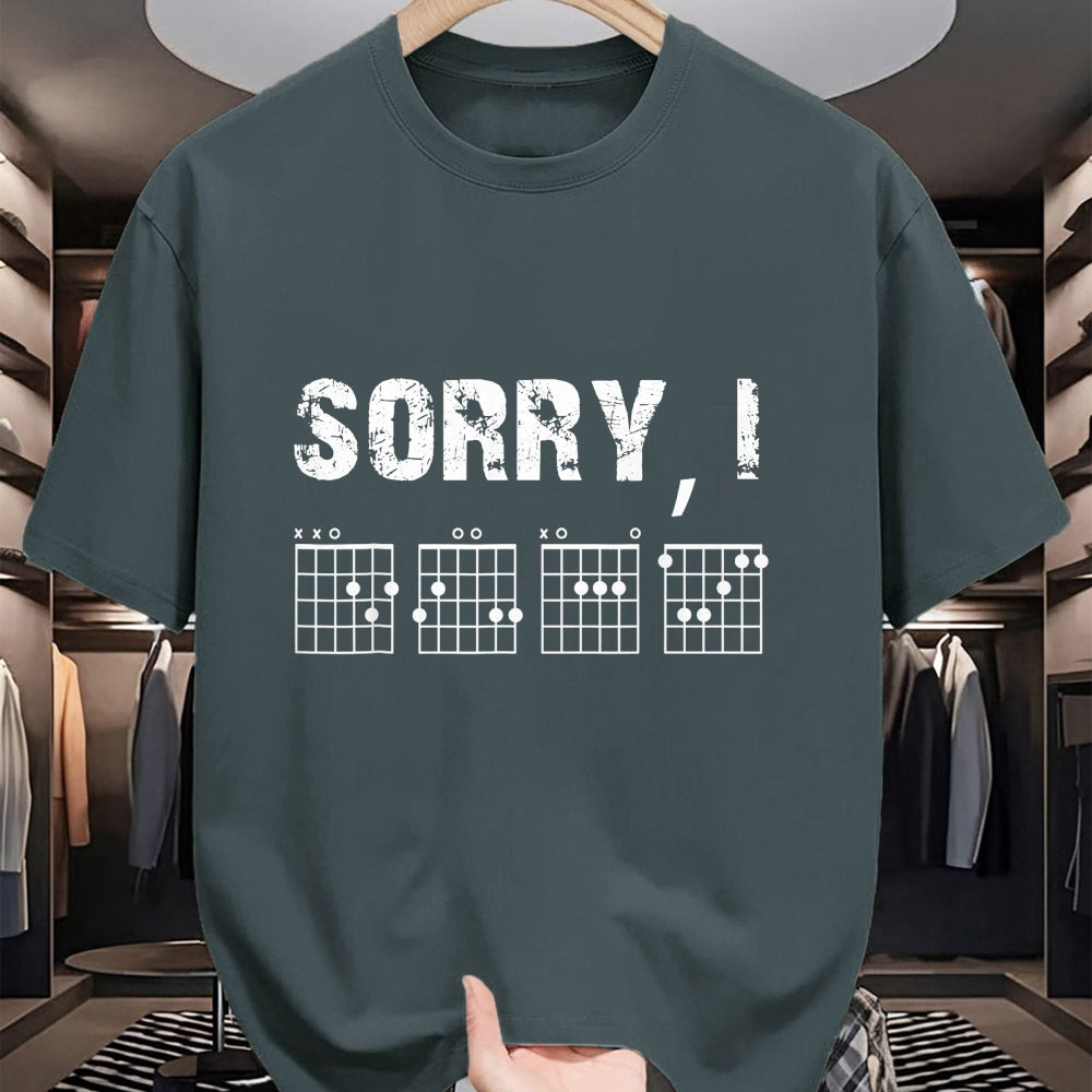 Guitar Lover Shirt, Funny Guitar UnisexT-Shirt/Hoodie/Sweatshirt HLT00 - Sorry I-DGAF Funny Hidden Message Guitar Chords for Lover T-Shirt
