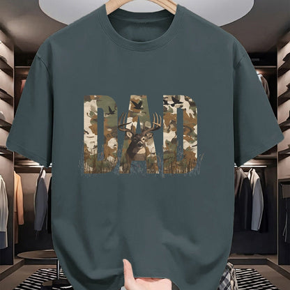 Funny Hunting Shirt, Gift For Hunting Lover Unisex T-Shirt/Hoodie/Sweatshirt HLT00 - Retro Camo Dad Quote Funny Deer Animal Hunting Outdoorsman T-Shirt