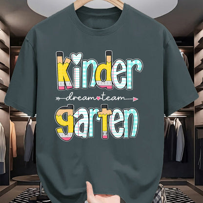 Best Teacher Shirt, Funny Teacher UnisexT-Shirt/Hoodie/Sweatshirt HLT00 - Kindergarten Dream Team Back to School Teacher Student T-Shirt