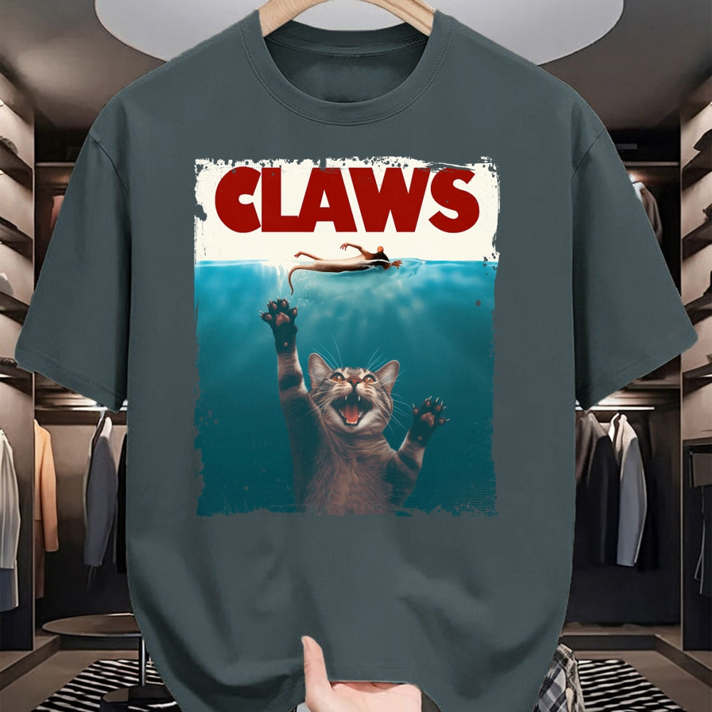 Cat Love Shirt, Funny Cat Lover Gift UnisexT-Shirt/Hoodie/Sweatshirt HLT00 - Claws Funny Cat I Love Cat Paws Cat Parody Animal Lover T-Shirt