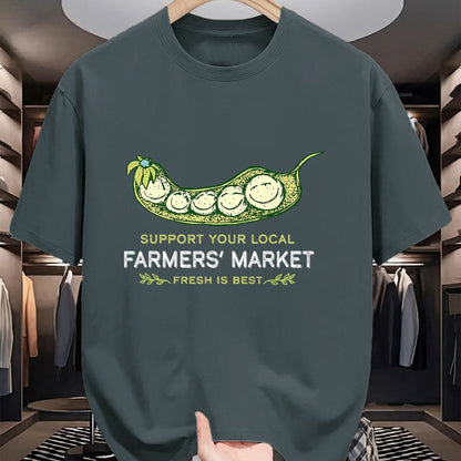 Best Farmer Life Shirt, Funny Farmer UnisexT-Shirt/Hoodie/Sweatshirt HLT00 - Support Your Local Outdoor Farmers' Market Funny Graphic T-Shirt
