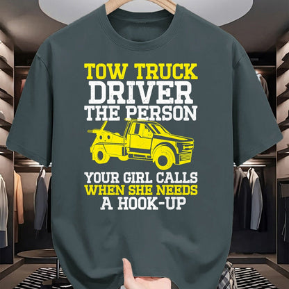 Best Truck Driver Life Shirt, Funny Trucker UnisexT-Shirt/Hoodie/Sweatshirt HLT00 - Funny Tow Truck Driver & Tow Operator Wrecker T-Shirt
