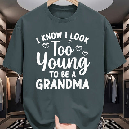 Best Grandma Shirt, Proud Grandma Unisex T-Shirt/Hoodie/Sweatshirt HLT00 - Funny Grandma To Be Art For Grandmother Grammy Women Grandma T-Shirt (1)