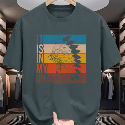 Native American T-Shirts, Vintage Native American Unisex T-Shirt/Hoodie/Sweatshirt HLT00 - It_s In My DNA Retro Vintage Heritage Native American Indian