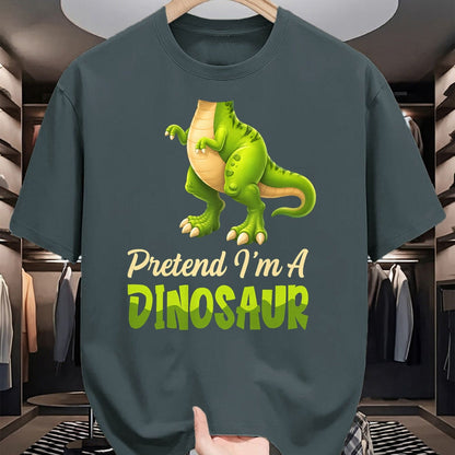 Best Dinosaur Lover Shirt, Funny Dinosaur UnisexT-Shirt/Hoodie/Sweatshirt HLT00 - Pretend I_m A Dinosaur Happy Halloween Costume Day Boys Kids T-Shirt (Copy)