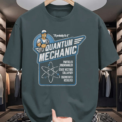 Best Mechanic Life Shirt, Funny Mechanic UnisexT-Shirt/Hoodie/Sweatshirt HLT00 - Quantum Mechanics, Funny Subatomic Physics Pun, Science T-Shirt