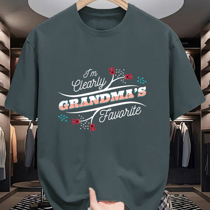 Best Grandma Shirt, Proud Grandma Unisex T-Shirt/Hoodie/Sweatshirt HLT00 - I'm Clearly Grandma's Favorite Granddaughter Grandma, T-Shirt