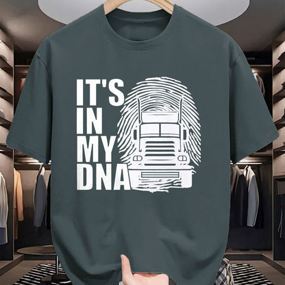 Best Truck Driver Life Shirt, Funny Trucker UnisexT-Shirt/Hoodie/Sweatshirt HLT00 - Truck Driver Trucker It's In My DNA - Truck Driver T-Shirt