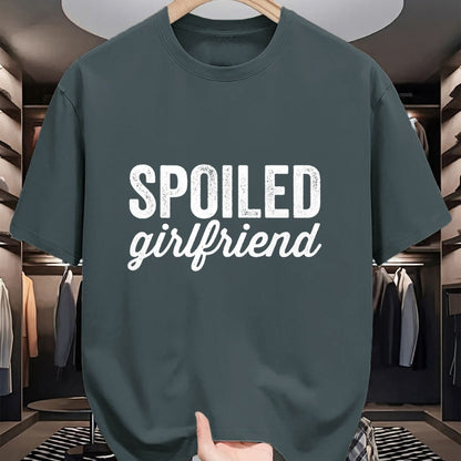 Best Wife Shirt, Wife and Husband Unisex T-Shirt/Hoodie/Sweatshirt HLT00 - Womens Spoiled Girlfriend Broke Boyfriend Funny Matching Couples T-Shirt