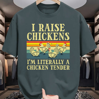 Best Farmer Life Shirt, Funny Farmer UnisexT-Shirt/Hoodie/Sweatshirt HLT00 - I Raise Chickens Im Literally Chicken Tender Men Women Kids T-Shirt