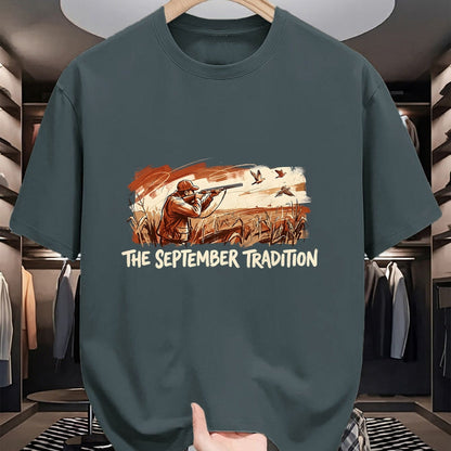 Funny Hunting Shirt, Gift For Hunting Lover Unisex T-Shirt/Hoodie/Sweatshirt HLT00 - Dove Hunting Season September Tradition Bird Hunter T-Shirt
