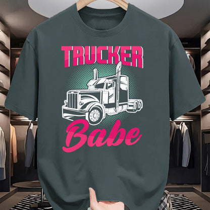 Best Truck Driver Life Shirt, Funny Trucker UnisexT-Shirt/Hoodie/Sweatshirt HLT00 - Trucker Babe Female Truck Driver Woman Trucker T-Shirt