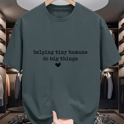 Best Student Shirt, Funny Back To School UnisexT-Shirt/Hoodie/Sweatshirt HLT00 - Helping Tiny Humans Do Big Things Back to School Teachers T-Shirt