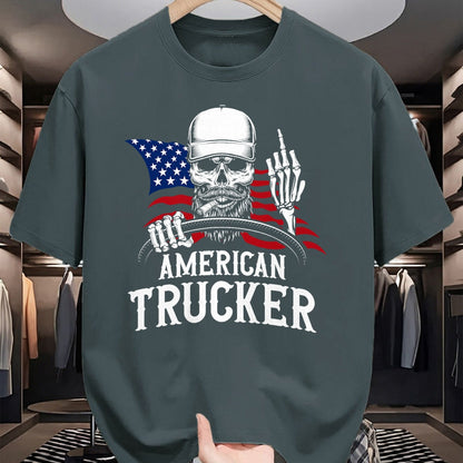 Best Truck Driver Life Shirt, Funny Trucker UnisexT-Shirt/Hoodie/Sweatshirt HLT00 - American Trucker for Patriotic Truck Driver T-Shirt