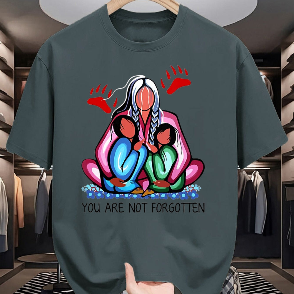 Native American T-Shirts, Vintage Native American Unisex T-Shirt/Hoodie/Sweatshirt HLT00 - Funny You Day are not forgotten Native American