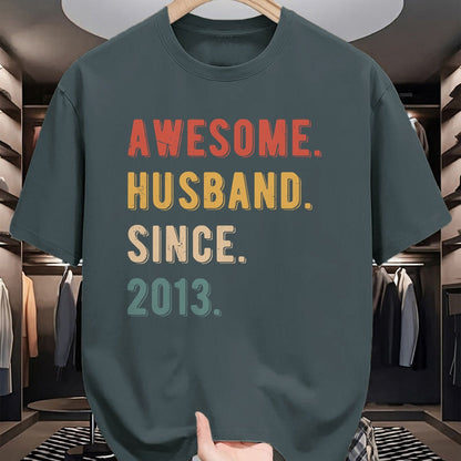Best Wife Shirt, Wife and Husband Unisex T-Shirt/Hoodie/Sweatshirt HLT00 - 11th Wedding Anniversary Epic Awesome Husband Since 2013 T-Shirt (2)