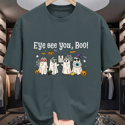Best Doctor Shirt, Funny Doctor UnisexT-Shirt/Hoodie/Sweatshirt HLT00 - Cute Ghost Optometry Halloween Eye Doctor Ophthalmologist T-Shirt