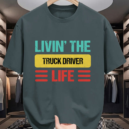 Best Truck Driver Life Shirt, Funny Trucker UnisexT-Shirt/Hoodie/Sweatshirt HLT00 - Truck Driver T-Shirt (9)