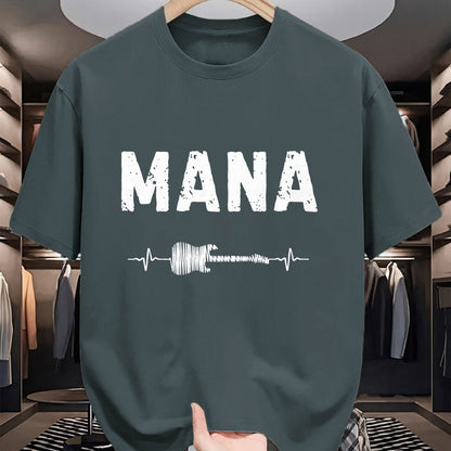 Guitar Lover Shirt, Funny Guitar UnisexT-Shirt/Hoodie/Sweatshirt HLT00 - Mana Guitar Heartbeat Music Guitarist Retro Vintage T-Shirt