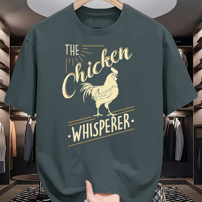 Best Farmer Life Shirt, Funny Farmer UnisexT-Shirt/Hoodie/Sweatshirt HLT00 - The Chicken Whisperer Funny Chicken Lover Farming T-Shirt T-Shirt