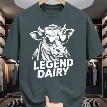 Best Farmer Life Shirt, Funny Farmer UnisexT-Shirt/Hoodie/Sweatshirt HLT00 - Legend Dairy Funny Farm Animal Cow Sunglass Farmer Farming T-Shirt