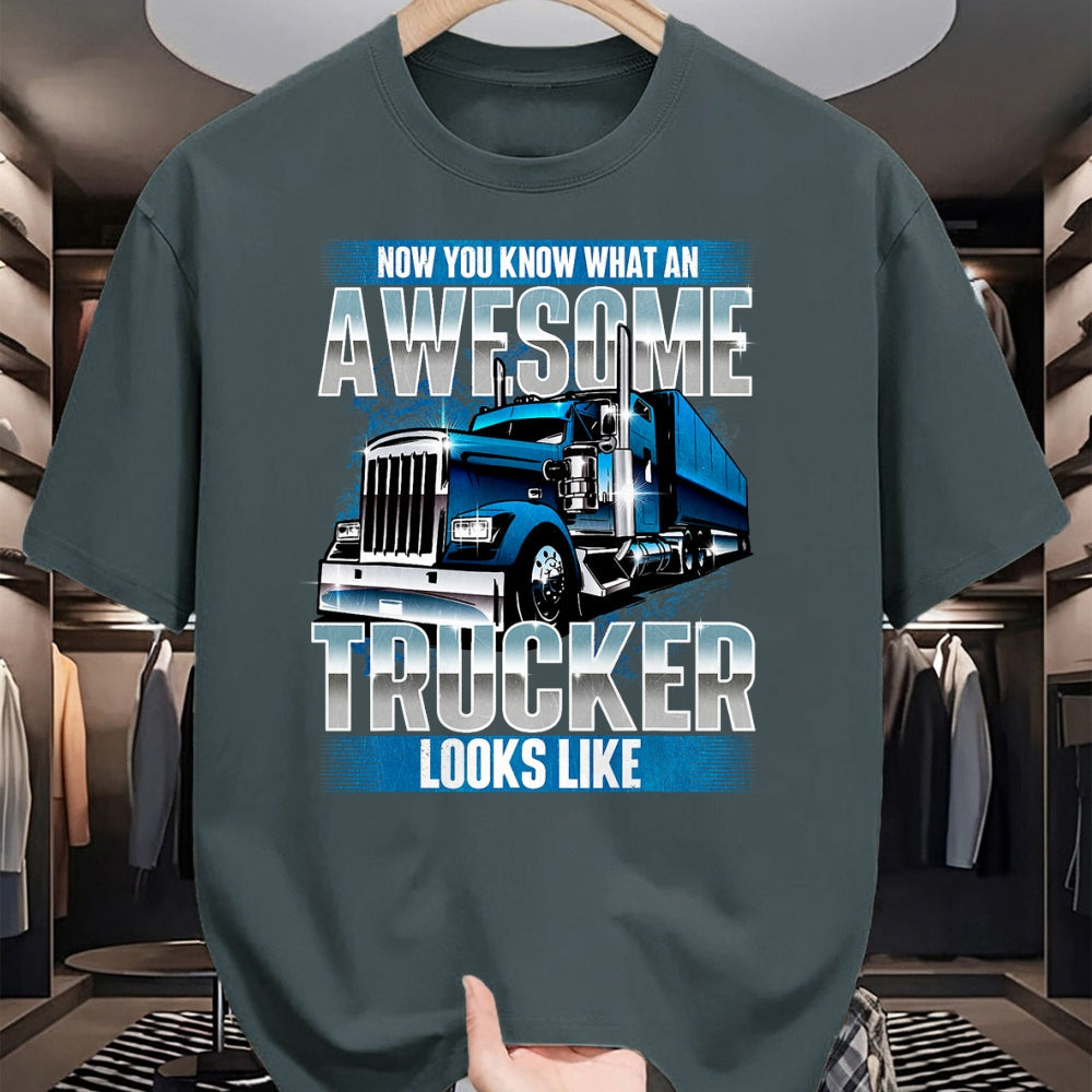 Best Truck Driver Life Shirt, Funny Trucker UnisexT-Shirt/Hoodie/Sweatshirt HLT00 - Awesome Trucker - Semi Truck Driver Trucking Big Rig Trucker T-Shirt