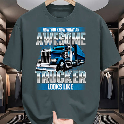 Best Truck Driver Life Shirt, Funny Trucker UnisexT-Shirt/Hoodie/Sweatshirt HLT00 - Awesome Trucker - Semi Truck Driver Trucking Big Rig Trucker T-Shirt