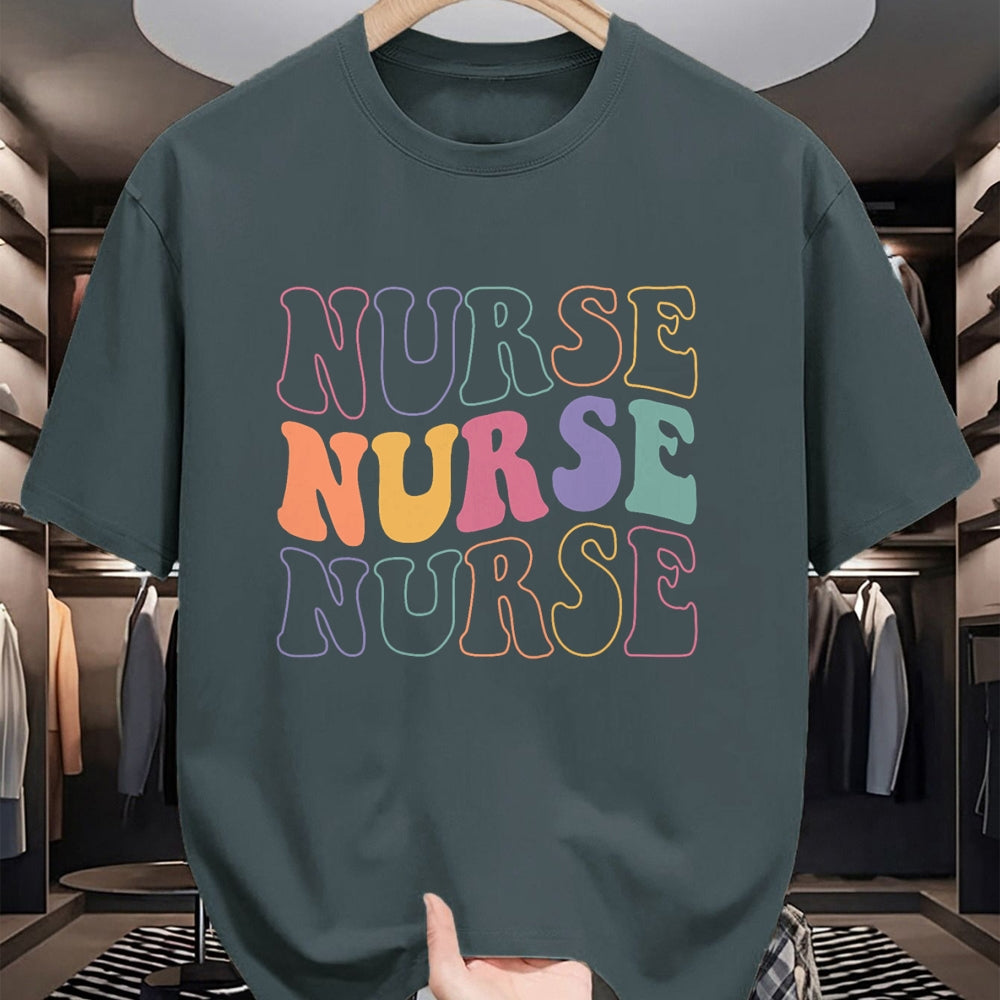 Funny Nurse Shirt, Nurse Unisex T-Shirt/Hoodie/Sweatshirt HLT00 - Groovy Nurse Women School Nurse RN ICU ER Pediatric T-Shirt
