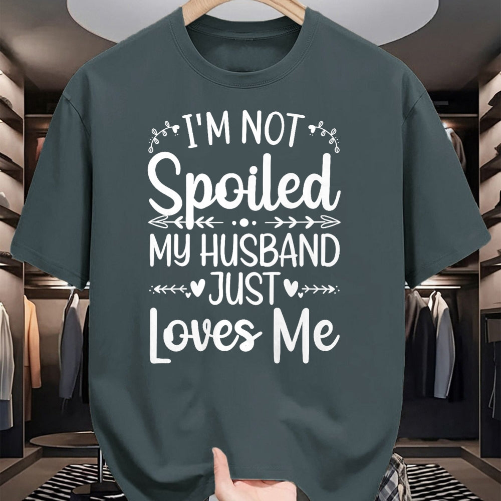 Best Wife Shirt, Wife and Husband Unisex T-Shirt/Hoodie/Sweatshirt HLT00 - Gift for wife T shirt, spoiled wife   Funny Spoiled Wife Art For Women Girls Husband Spoiled Wife Pr (4)