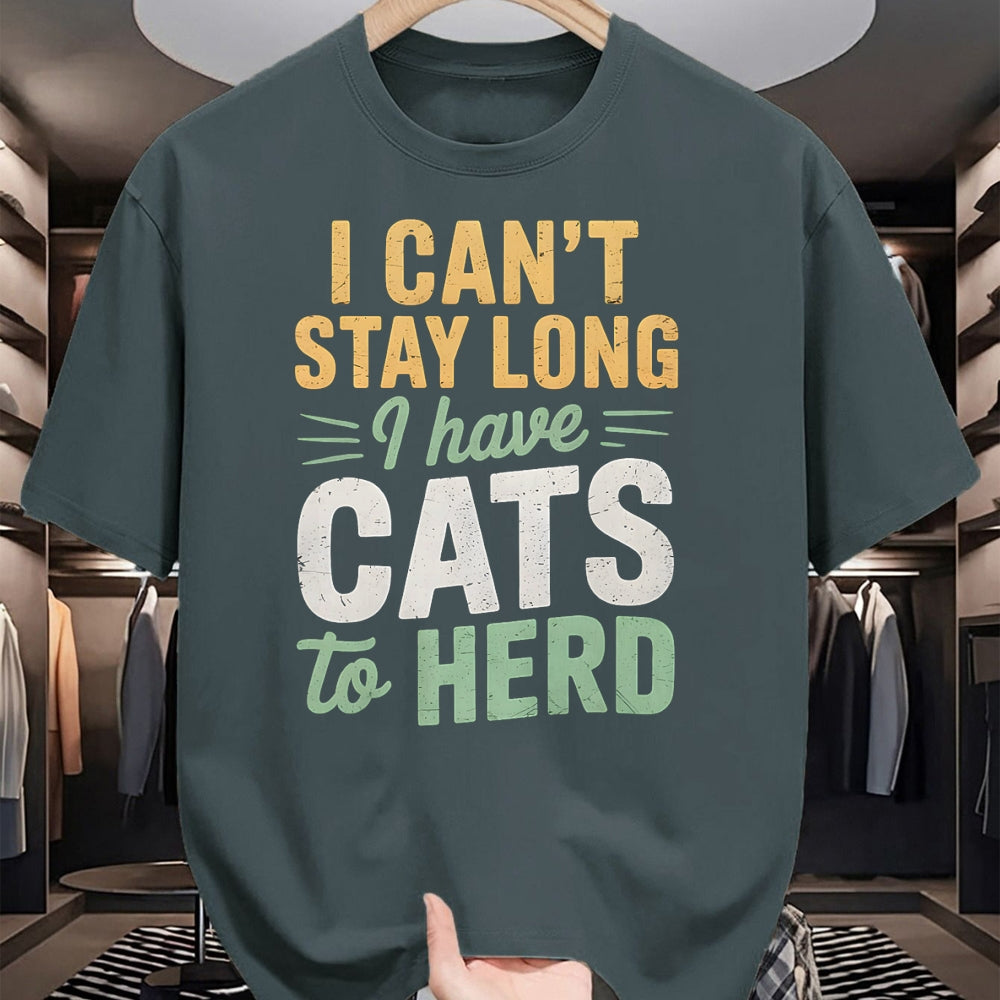 Cat Love Shirt, Funny Cat Lover Gift UnisexT-Shirt/Hoodie/Sweatshirt HLT00 - Funny Cats to Herd Cat Humor Men Women Kids T-Shirt