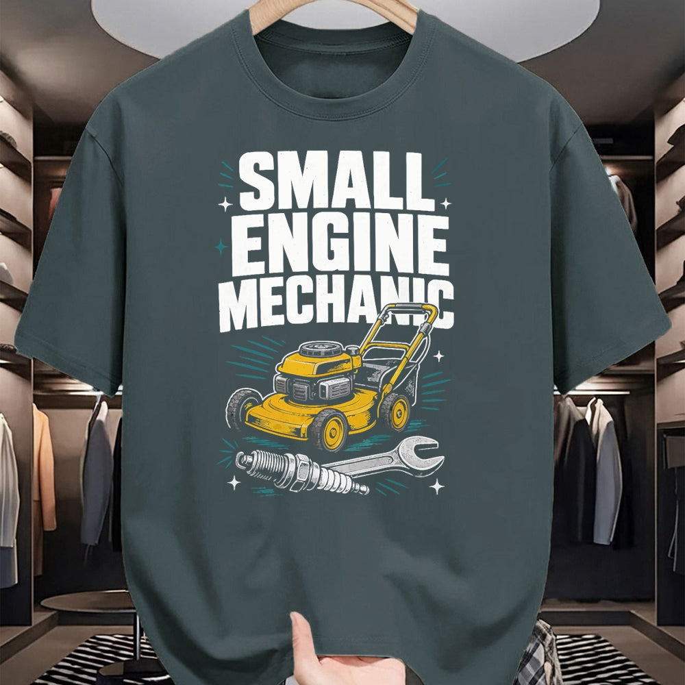 Best Mechanic Life Shirt, Funny Mechanic UnisexT-Shirt/Hoodie/Sweatshirt HLT00 - Small Engine Mechanic Lawn Mower Repair T-Shirt