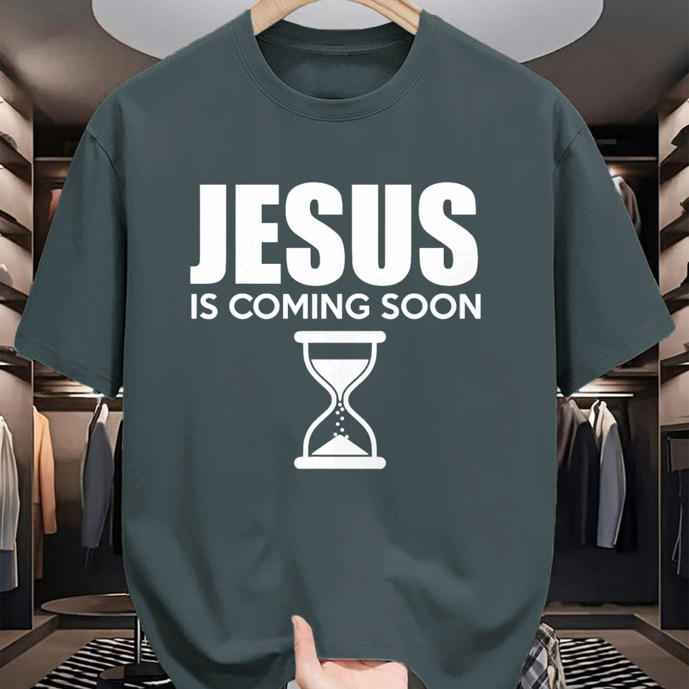 Christian Tee, Christian Faith Unisex T-Shirt/Hoodie/Sweatshirt HLT00 - Jesus Is Coming Soon Countdown til Jesus Christ T-Shirt
