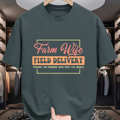 Best Farmer Life Shirt, Funny Farmer UnisexT-Shirt/Hoodie/Sweatshirt HLT00 - Farm Wife Field Delivery Feeding The Farmers Feed The World T-Shirt