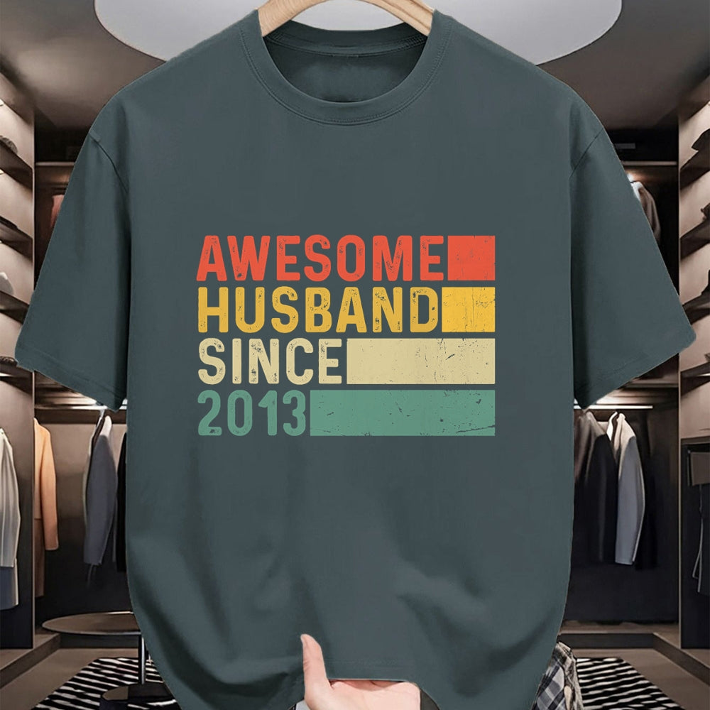 Best Wife Shirt, Wife and Husband Unisex T-Shirt/Hoodie/Sweatshirt HLT00 - 11th Wedding Anniversary Epic Awesome Husband Since 2013 T-Shirt