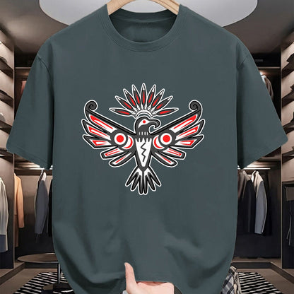 Native American T-Shirts, Vintage Native American Unisex T-Shirt/Hoodie/Sweatshirt HLT00 - Native American Thunderbird Indigenous Peoples Day
