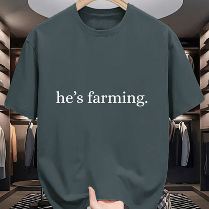 Best Farmer Life Shirt, Funny Farmer UnisexT-Shirt/Hoodie/Sweatshirt HLT00 - He's Farming Graphic Farmers Wife T-Shirt (1)