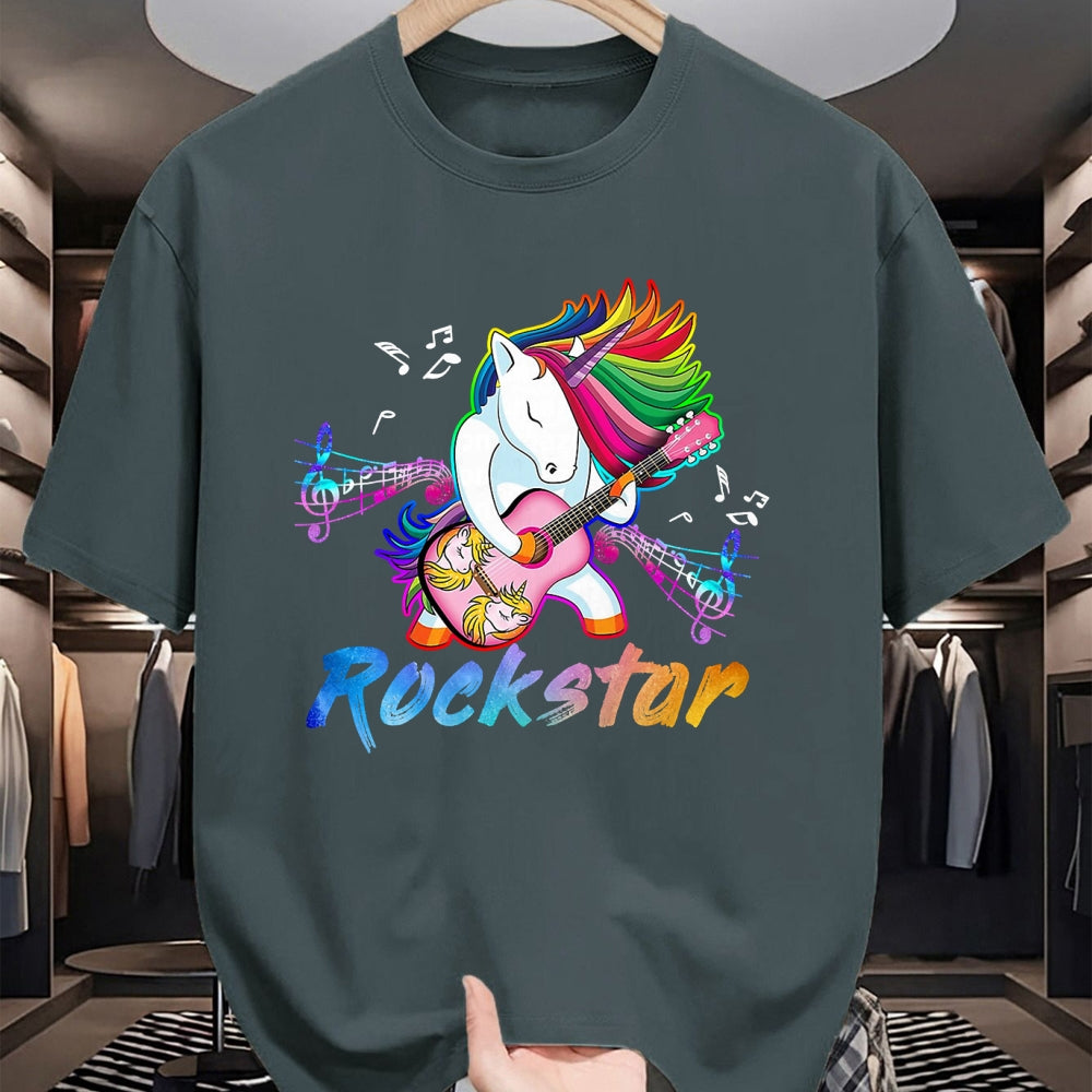 Guitar Lover Shirt, Funny Guitar UnisexT-Shirt/Hoodie/Sweatshirt HLT00 - Unicorn Rock Star Guitar Rockin_ Music Singer T-Shirt