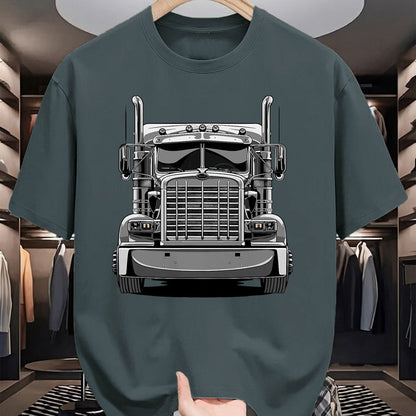Best Truck Driver Life Shirt, Funny Trucker UnisexT-Shirt/Hoodie/Sweatshirt HLT00 - Semi Truck Driver T-Shirt, Men, Brown, Large