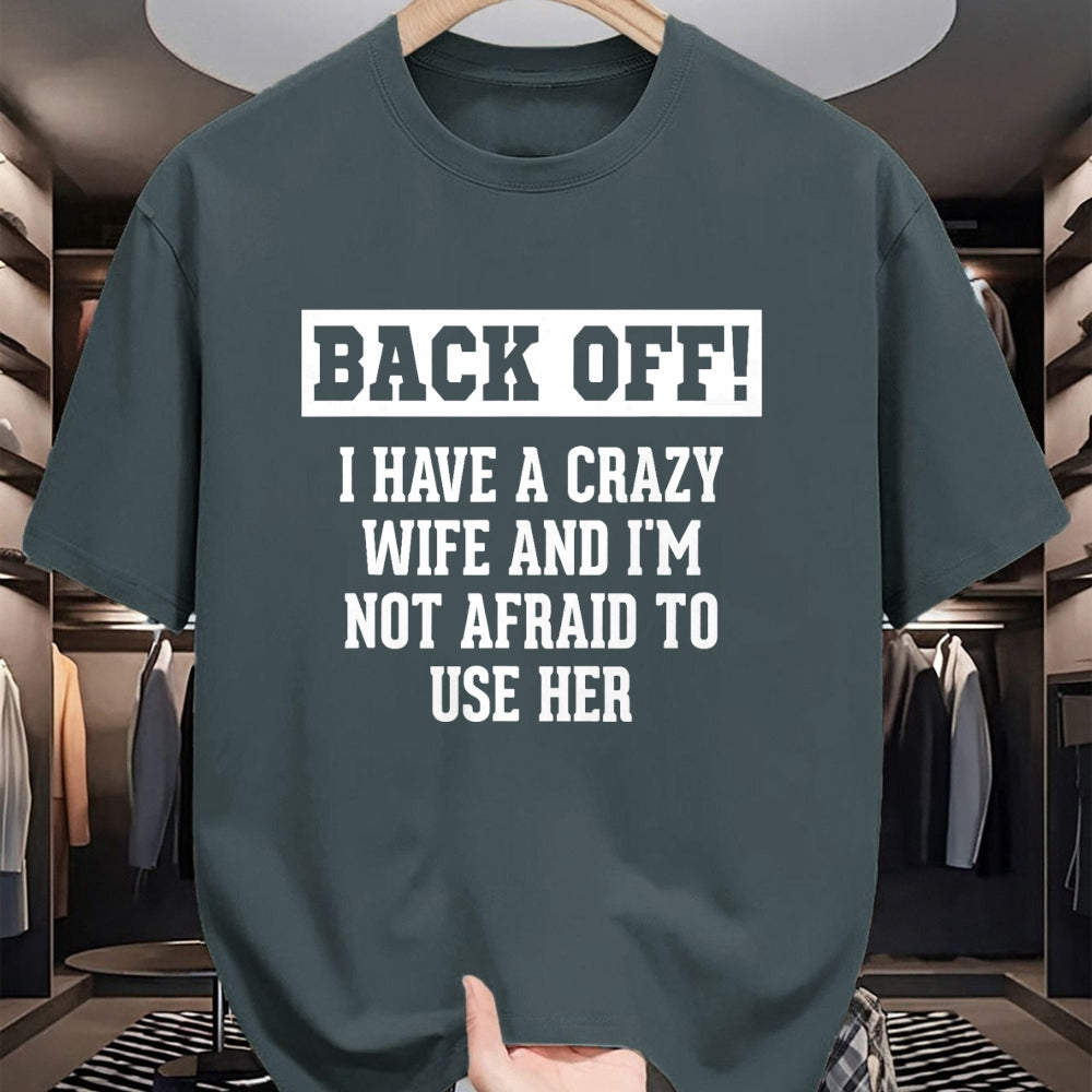 Best Wife Shirt, Wife and Husband Unisex T-Shirt/Hoodie/Sweatshirt HLT00 - Funny Husband Gifts Men, Crazy Wife Sarcastic Husband T-Shirt