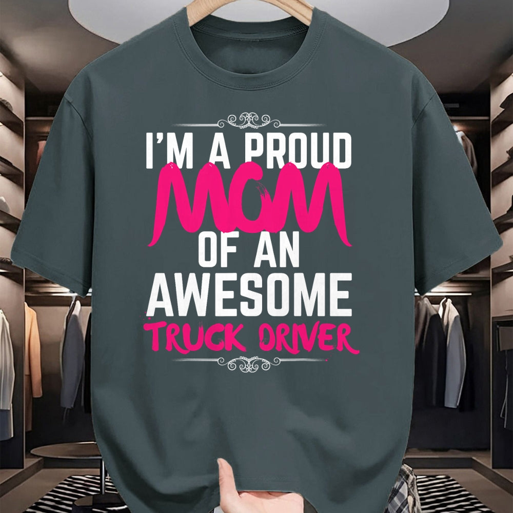 Best Truck Driver Life Shirt, Funny Trucker UnisexT-Shirt/Hoodie/Sweatshirt HLT00 - Mom of Truck Driver Shirt Proud of My Truck Driver Son T-Shirt