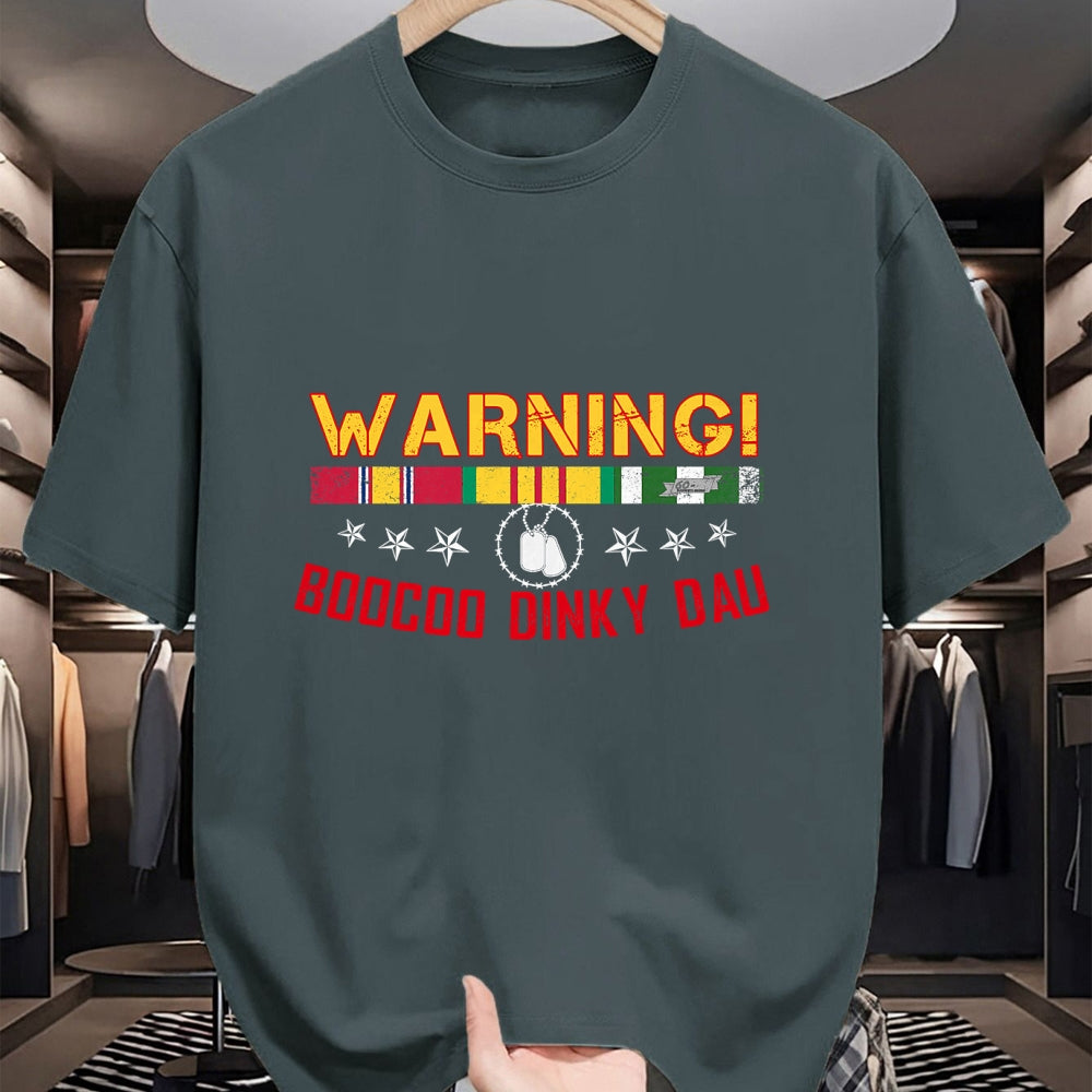 Proud Veteran Shirt, Funny Veteran UnisexT-Shirt/Hoodie/Sweatshirt HLT00 - Vietnam Veteran Shirt Boocoo Dinky Dau Tee T-Shirt