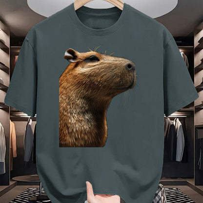 Cute Capybara Shirt, Funny Capybara Unisex T-Shirt/Hoodie/Sweatshirt HLT00 - Capybara Long Sleeve T-Shirt (7)