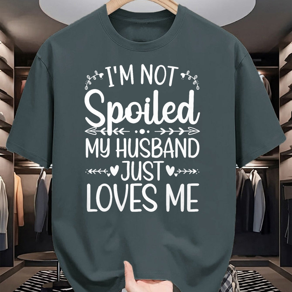 Best Wife Shirt, Wife and Husband Unisex T-Shirt/Hoodie/Sweatshirt HLT00 - Gift for wife T shirt, spoiled wife   Funny Spoiled Wife Art For Women Girls Husband Spoiled Wife Pr (16)