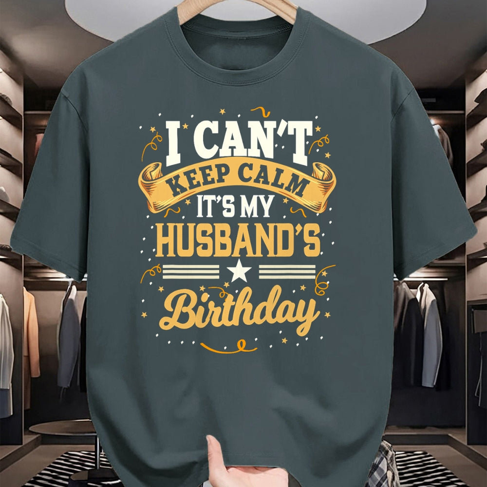 Best Wife Shirt, Wife and Husband Unisex T-Shirt/Hoodie/Sweatshirt HLT00 - I Can't Keep Calm It's My Husband Birthday Party Gift T-Shirt