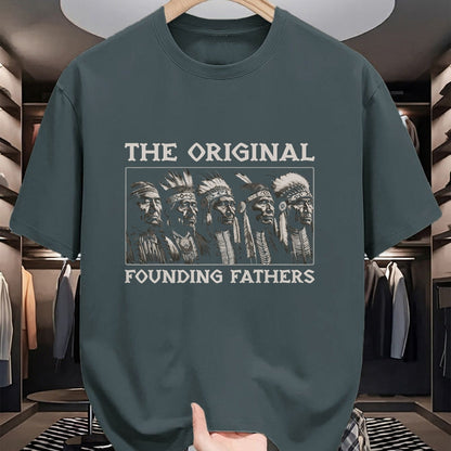 Native American T-Shirts, Vintage Native American Unisex T-Shirt/Hoodie/Sweatshirt HLT00 - The Original Founding Fathers Vintage Native American Indian (1)
