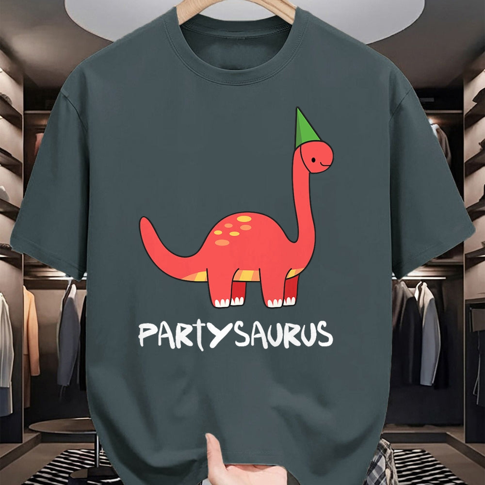 Best Dinosaur Lover Shirt, Funny Dinosaur UnisexT-Shirt/Hoodie/Sweatshirt HLT00 - Partysaurus dinosaur with party hat will party celebrations T-Shirt